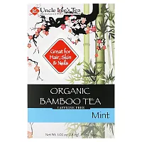 Uncle Lee&#x27;s Tea, Organic Bamboo Tea, Mint, Caffeine Free, 18 Tea Bags, 1.02 oz (28.8 g)