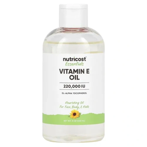 Nutricost, Essentials, Vitamin E Oil, 8 oz (240 ml)