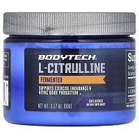 BodyTech, L-Citrulline, Fermented, Unflavored, 3.17 oz (90 g)