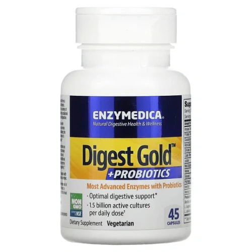 Enzymedica, Digest Gold + Probiotics, 45 Capsules