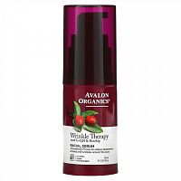 Avalon Organics, Wrinkle Therapy с коэнзимом Q10 и шиповником, сыворотка для лица, 16 мл (0,55 жидк. Унции)