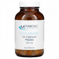 Metabolic Maintenance, DI-Calcium Malate, 250 mg, 120 Capsules