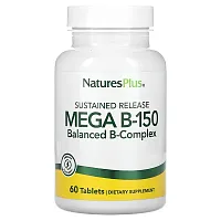 NaturesPlus, Sustained Release Mega B-150, 60 Tablets