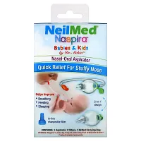 NeilMed, Babies &amp; Kids, Naspira Nasal-Oral Aspirator, 1 Kit