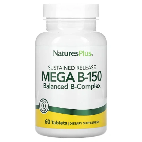 NaturesPlus, Sustained Release Mega B-150, 60 Tablets