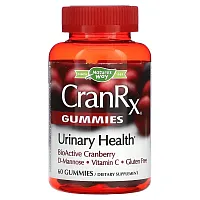 Nature&#x27;s Way, CranRx, Urinary Health, BioActive Cranberry, 60 Gummies