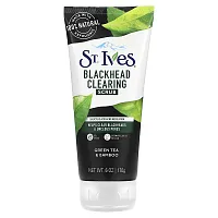 St. Ives, Blackhead Clearing Scrub, Green Tea &amp; Bamboo, 6 oz (170 g)