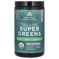 Ancient Nutrition, Organic SuperGreens, Berry, 6.7 oz (189 g)