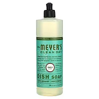 Mrs. Meyers Clean Day, Dish Soap, Basil Scent, 16 fl oz (473 ml)