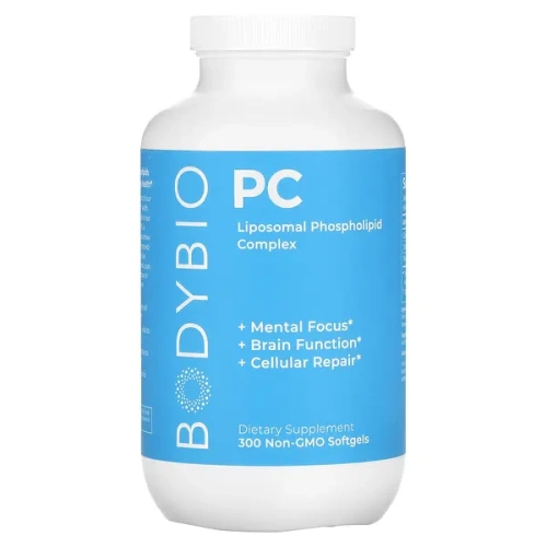 BodyBio, PC, Liposomal Phospholipid Complex, 300 Non-GMO Softgels