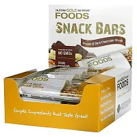 California Gold Nutrition, Foods, Peanut &amp; Dark Chocolate Chunk Bars, 12 Bars, 1.4 oz (40 g) Each