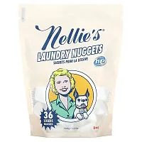 Nellie&#x27;s, Laundry Nuggets, Unscented, 36 Loads, 1.1 lbs (500 g)