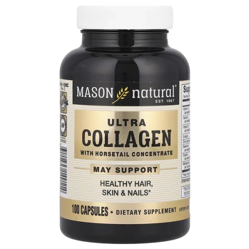 Mason Natural, Ultra Collagen with Horsetail Concentrate, 100 Capsules