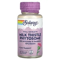 Solaray, Vital Extracts, Milk Thistle Phytosome, 30 Vegcaps