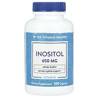 The Vitamin Shoppe, Inositol, 650 mg, 100 Capsules