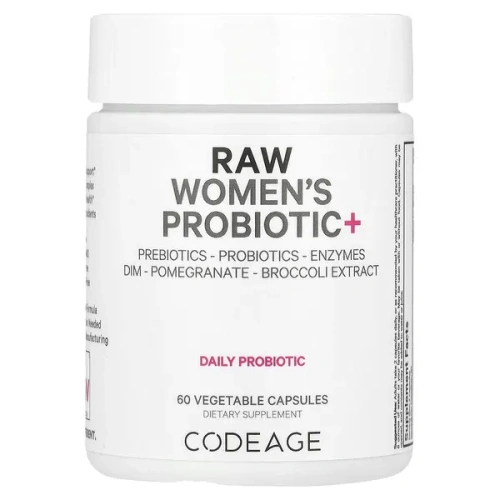 Codeage, RAW Women&#x27;s Probiotic+, 60 Vegetable Capsules