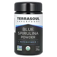 Terrasoul Superfoods, Blue Spirulina Powder, Phycocyanin, 1 oz (28 g)