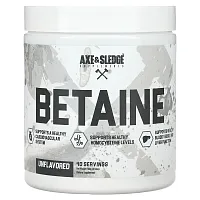 Axe &amp; Sledge Supplements, Basics, Betaine, Unflavored, 3.53 oz (100 g)