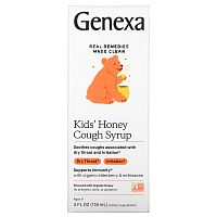 Genexa, Kid's Honey, сироп от кашля, для детей от 1 года, органический мед, 118 мл (4 жидк. Унции)