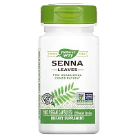 Nature&#x27;s Way, Senna Leaves, 1,350 mg, 100 Vegan Capsules (450 mg per Capsule)