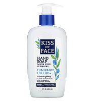 Kiss My Face, Hand Soap, Fragrance Free, 9 fl oz (266 ml)