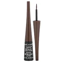 wet n wild, MegaLiner Metallic Liquid Eyeliner, Metallic Brown, 0.12 fl oz (3.5 ml)