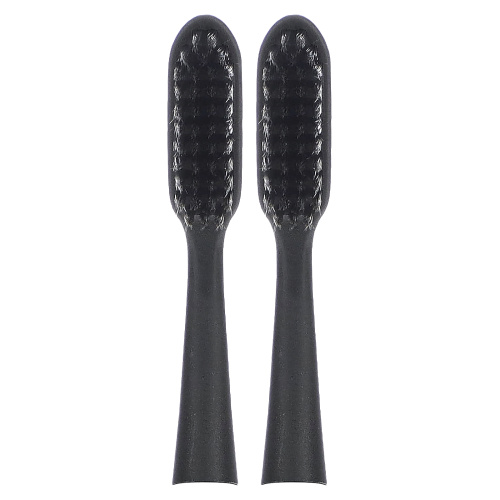 Hello, Replacement Brush Heads, Soft, Black, 2 Pack фото 3