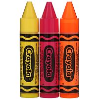 Lip Smacker, Crayola, Lip Balm, Trio Pack, 3 Pieces, 0.14 oz (4.0 g) Each