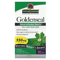 Nature&#x27;s Answer, Goldenseal Root, 550 mg, 50 Vegetarian Capsules