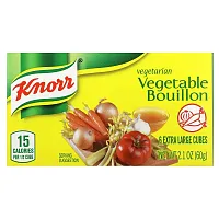 Knorr, Vegetarian Vegetable Bouillon, 6 Extra Large Cubes, 2.1 oz (60 g)