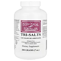 Ecological Formulas, Tri-Salts, USP Grade Bicarbonates, 7 oz (200 g)