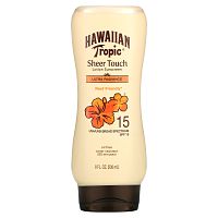 Hawaiian Tropic, Sheer Touch, Ultra Radiance, солнцезащитный лосьон с SPF 15, 236 мл