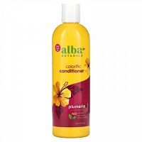 Alba Botanica, кондиционер для окрашенных волос, плюмерия, 340 г (12 унций)