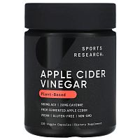 Sports Research, Apple Cider Vinegar with Cayenne Pepper, 520 mg, 120 Veggie Capsules