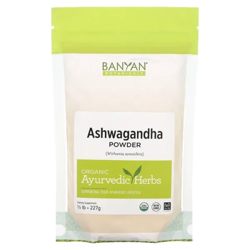 Banyan Botanicals, Ashwagandha Powder, 0.5 g lb (227 g)