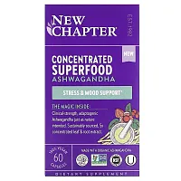 New Chapter, Concentrated Superfood Ashwagandha , 60 Vegan Capsules