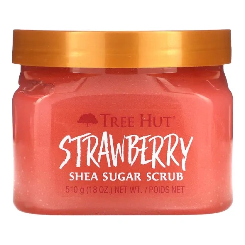 Tree Hut, Shea Sugar Scrub, Strawberry, 18 oz (510 g)