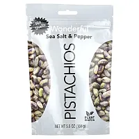 Wonderful Pistachios, Sea Salt &amp; Pepper, No Shells, 5.5 oz (155 g)