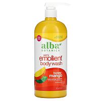 Alba Botanica, Very Emollient, гель для душа и ванны, манго с медом, 946 мл (32 жидк. унции)