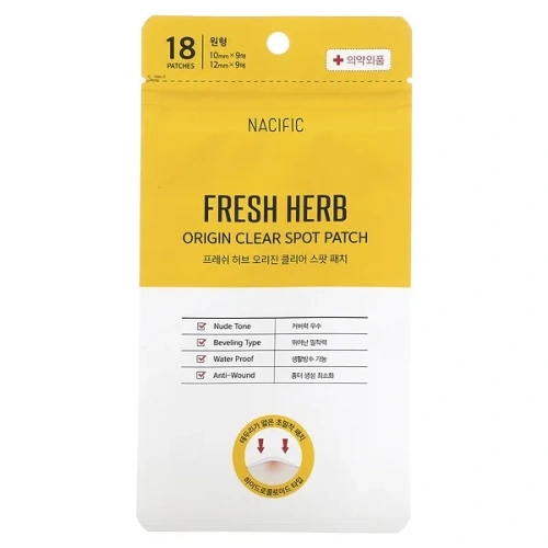 Nacific, Fresh Herb, Origin Clear Spot Patch , 18 Patches