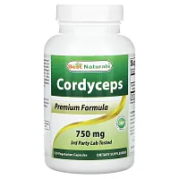 Best Naturals, Cordyceps, 750 mg, 120 Vegetarian Capsules