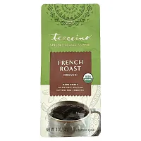 Teeccino, Organic Chicory Herbal Coffee, French Roast, Dark Roast, Caffeine Free, 11 oz (312 g)