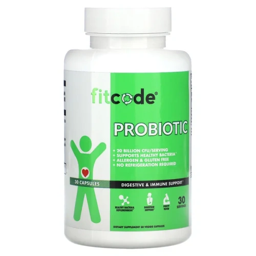 fitcode, Probiotic, 30 Veggie Capsules