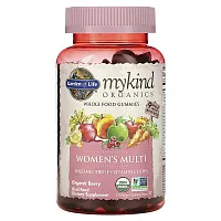 Garden of Life, MyKind Organics, Women&#x27;s Multi, Organic Berry, 120 Vegan Gummy Drops