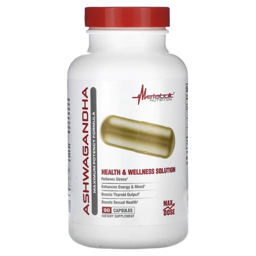 Metabolic Nutrition, Ashwagandha, 90 Capsules