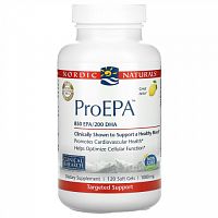 Nordic Naturals, ProEPA, лимон, 1000 мг, 120 мягких таблеток