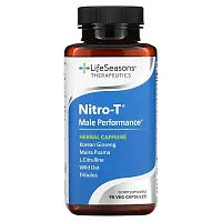 LifeSeasons, Nitro-T, Men&#x27;s Performance , 90 Veg Capsules