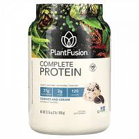 PlantFusion, Полноценный протеин, печенье и сливки, 900 г (2 фунта)