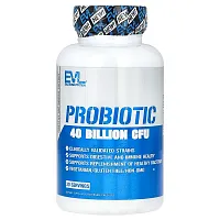 EVLution Nutrition, Probiotic, 40 Billion CFU, 60 Veggie Capsules (20 Billion CFU per Capsule)