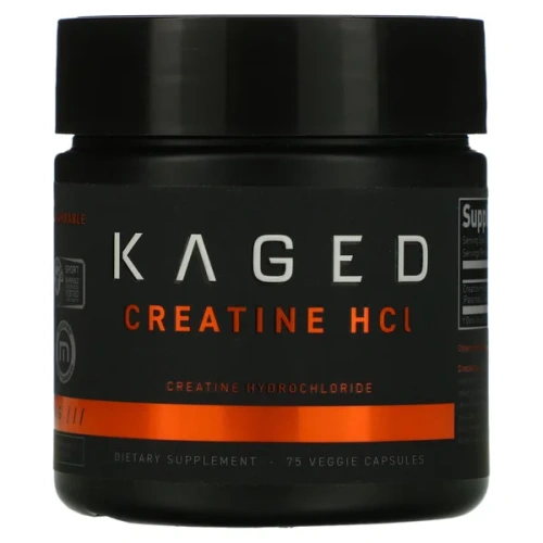 Kaged, Creatine HCl, 75 Veggie Capsules